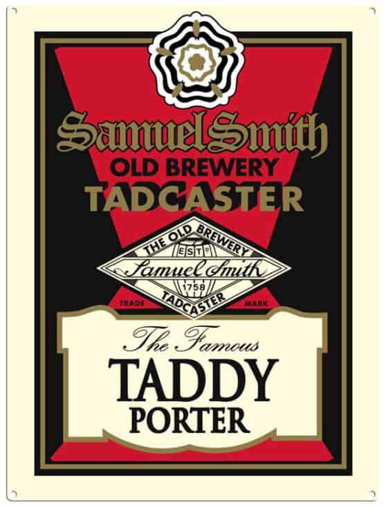 Samuel Smith Taddy Porter Metal Sign - Samuel Smith